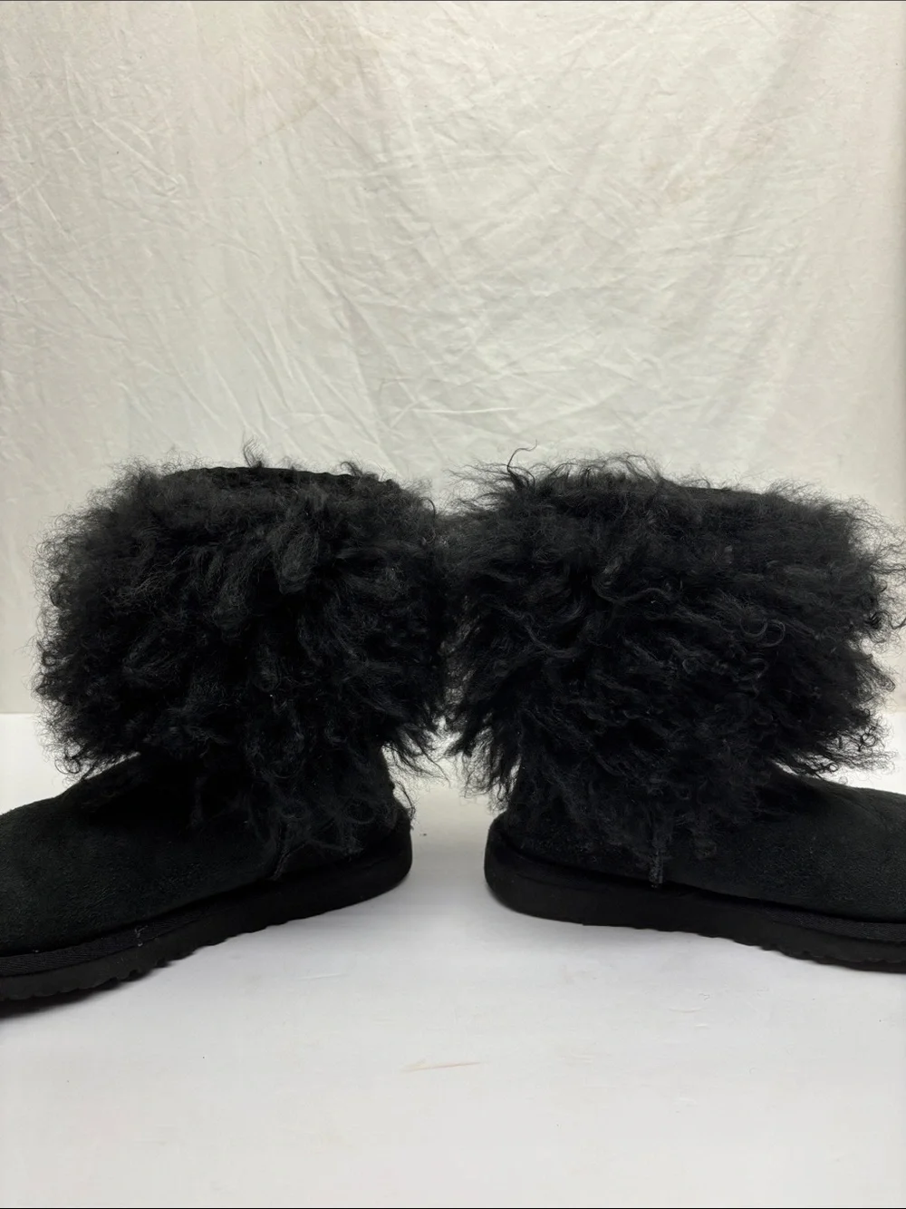UGG Australia Mongolian Fur short boots, SZ 5, box 19